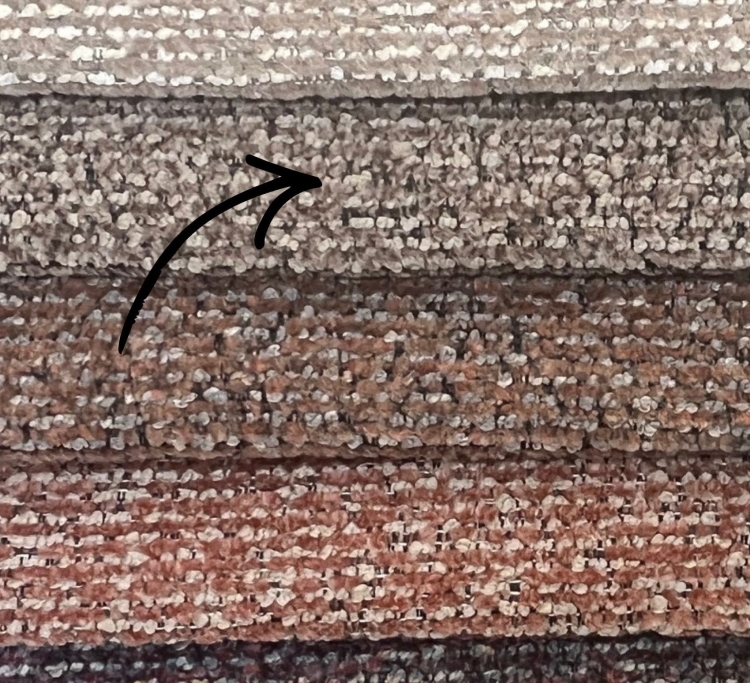 Pufa tapicerowana półokrągła Delice II w tkaninie Sole 27.jpg