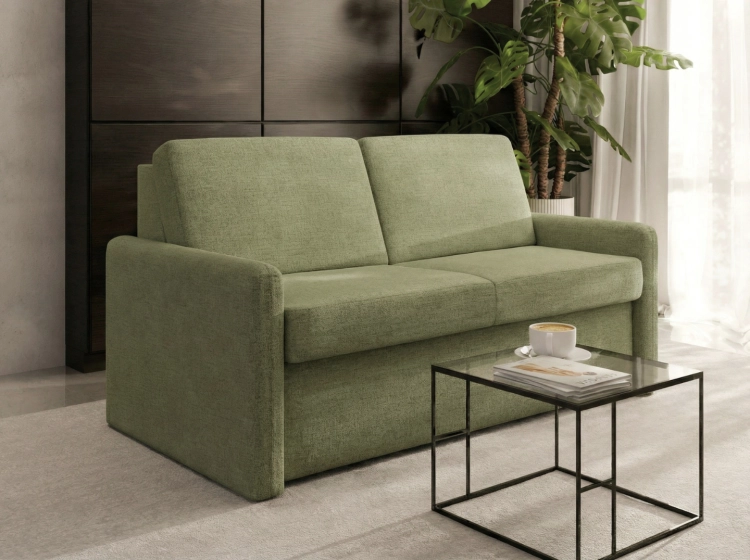 Sofa z materacem 160x196 Hauss Veloria widok po skosie.png