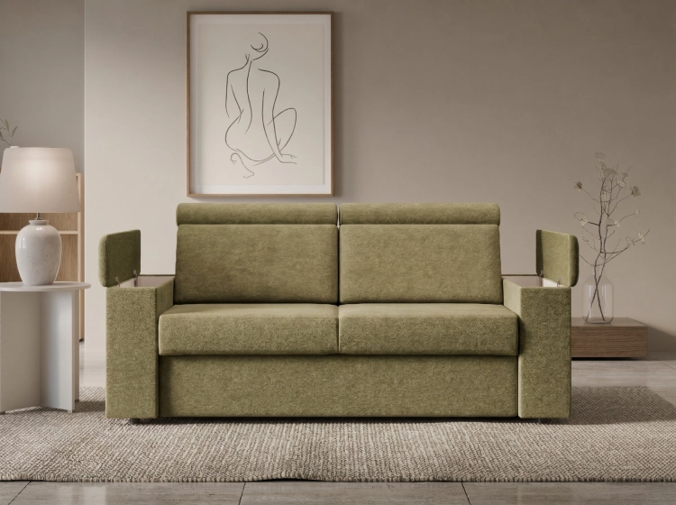 Sofa Hauss Volta z materacem 160x196 cm widok od frontu.jpg