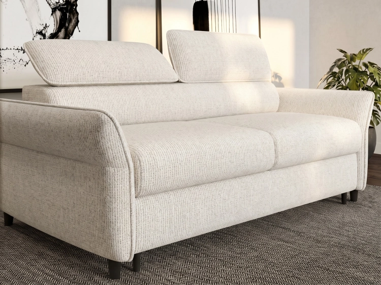 Sofa z materacem Manzo – zbliżenie na miękką tkaninę Ferrol 13.jpg