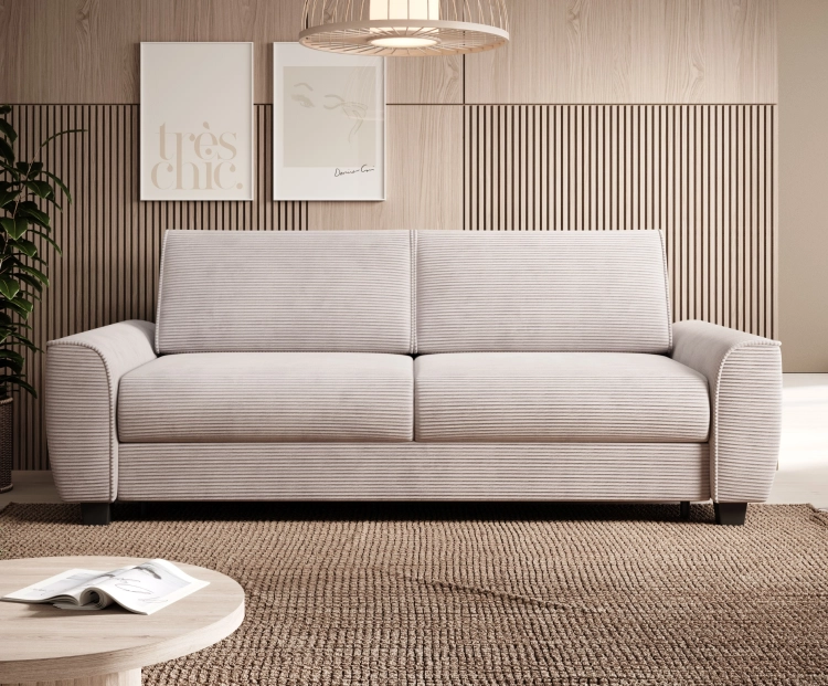 Sofa z materacem 140 Monza Wersal widok od frontu.jpg