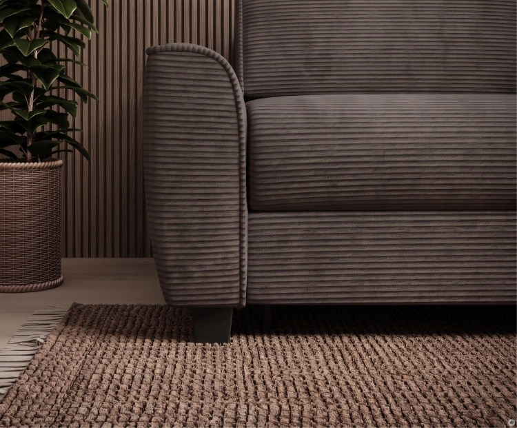 Sofa z materacem 120 Monza zbliżenie na nogi.jpg