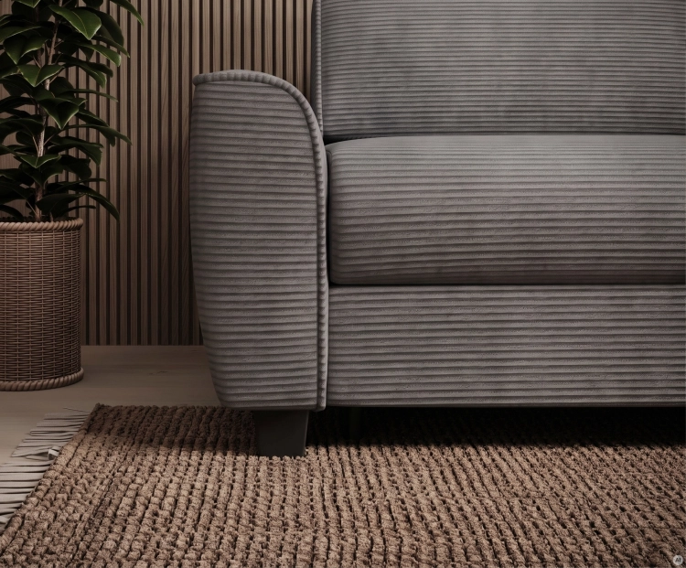 Sofa z materacem 160 Monza zbliżenie na nogi.jpg