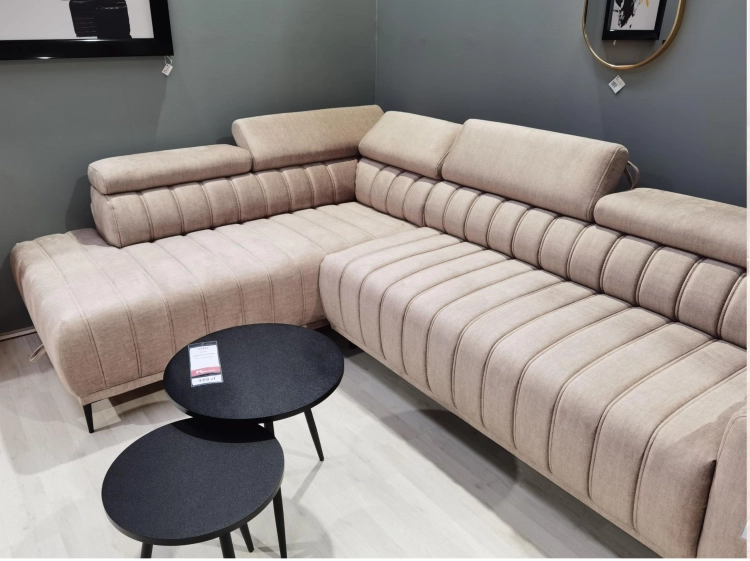 Narożnik z materacem 140x196 cm Gandi lewostronny– stelaż włoski z salonu.jpg