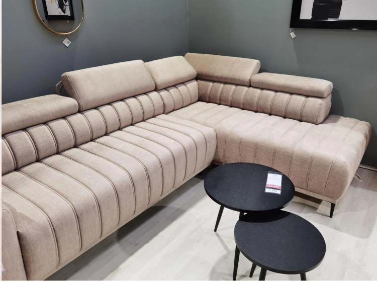 Narożnik z materacem 140x196 cm Gandi lewostronny– stelaż włoski zdjecie z salonu.jpg