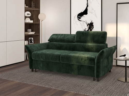 Sofa z materacem 160 Monza – stelaż włoski w salonie.jpg