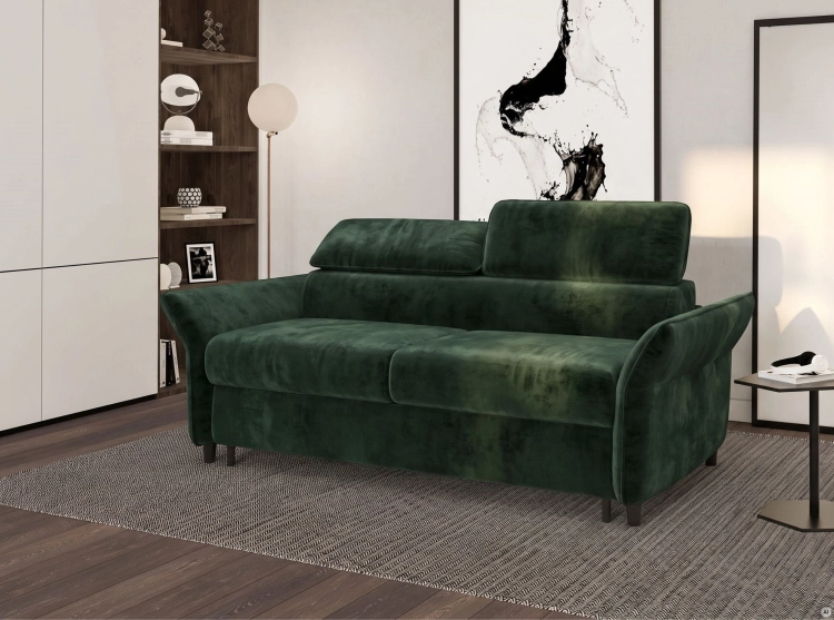 Sofa z materacem 160 Monza – stelaż włoski w salonie.jpg
