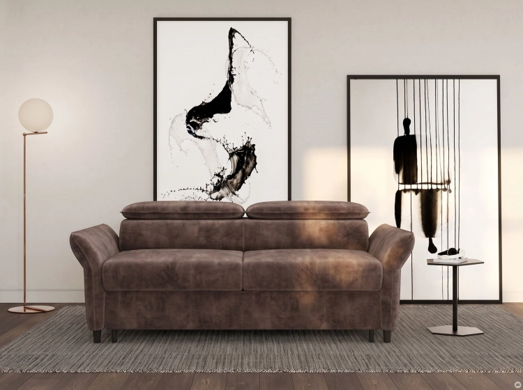 Sofa z materacem 120 Monza – stelaż włoski  widok z przodu.jpg