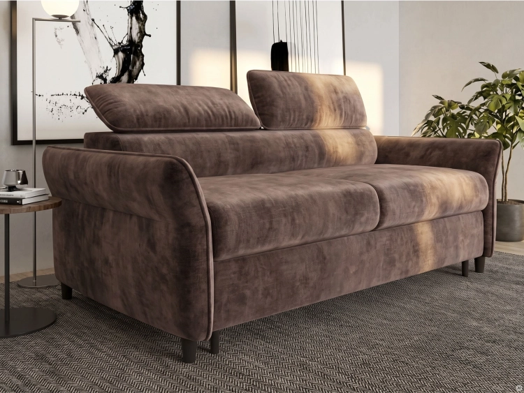 Sofa z materacem 120 Monza – stelaż włoski  widok po skosie.jpg